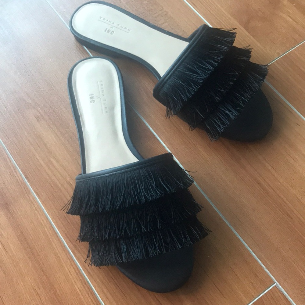 Barely worn!  Trina Turk for Inc slides